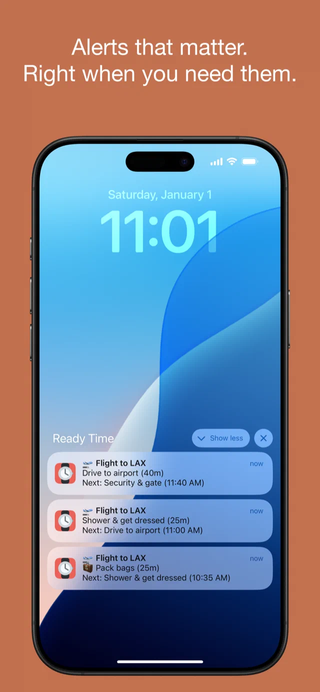 Ready Time - Notifications