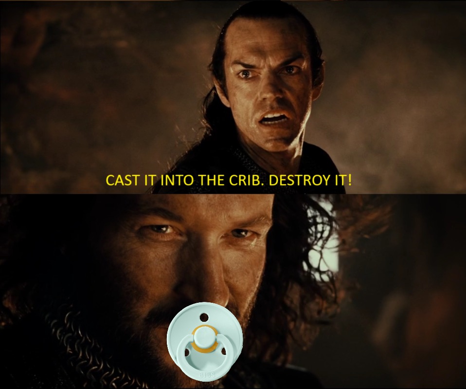 Cast it into the crib. Destroy it!