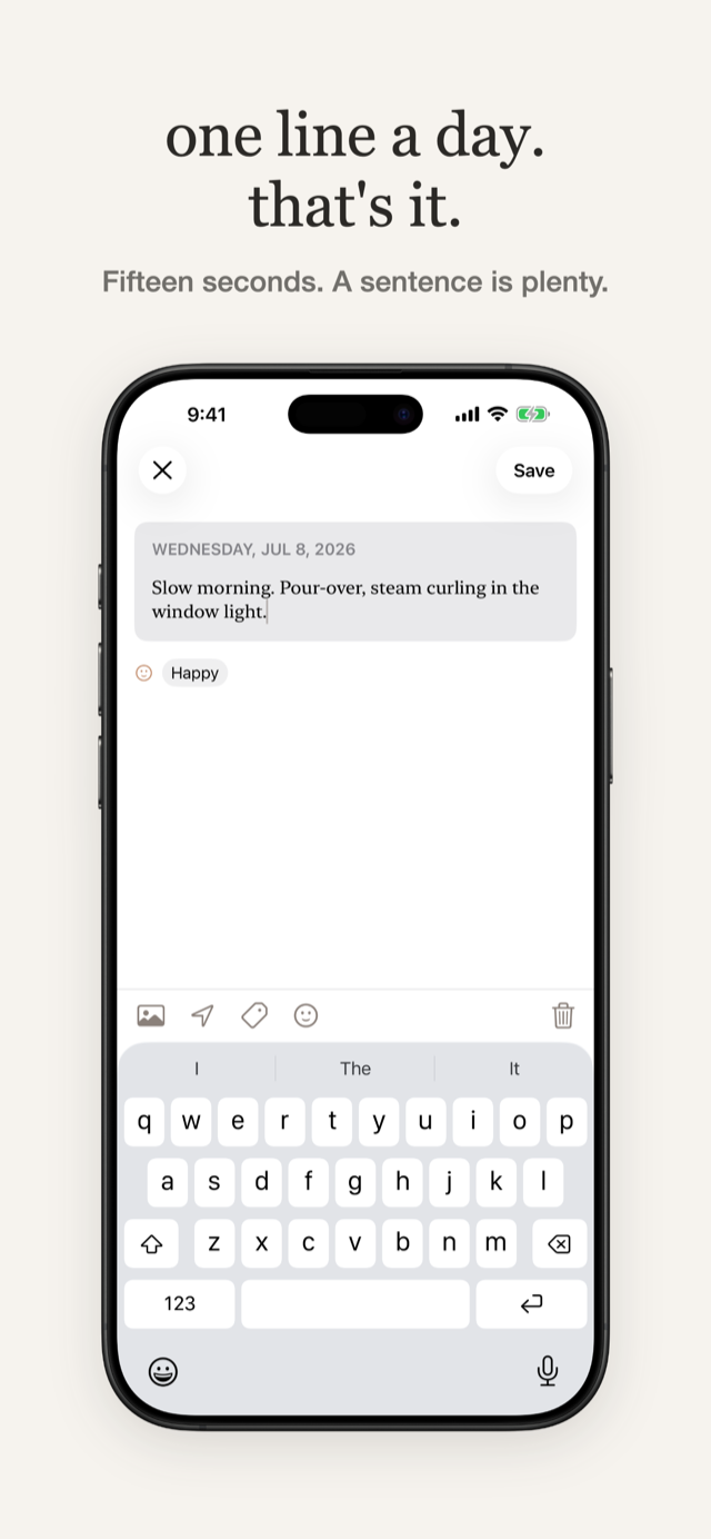 Writing a one-sentence memory in Little Memory 2.0