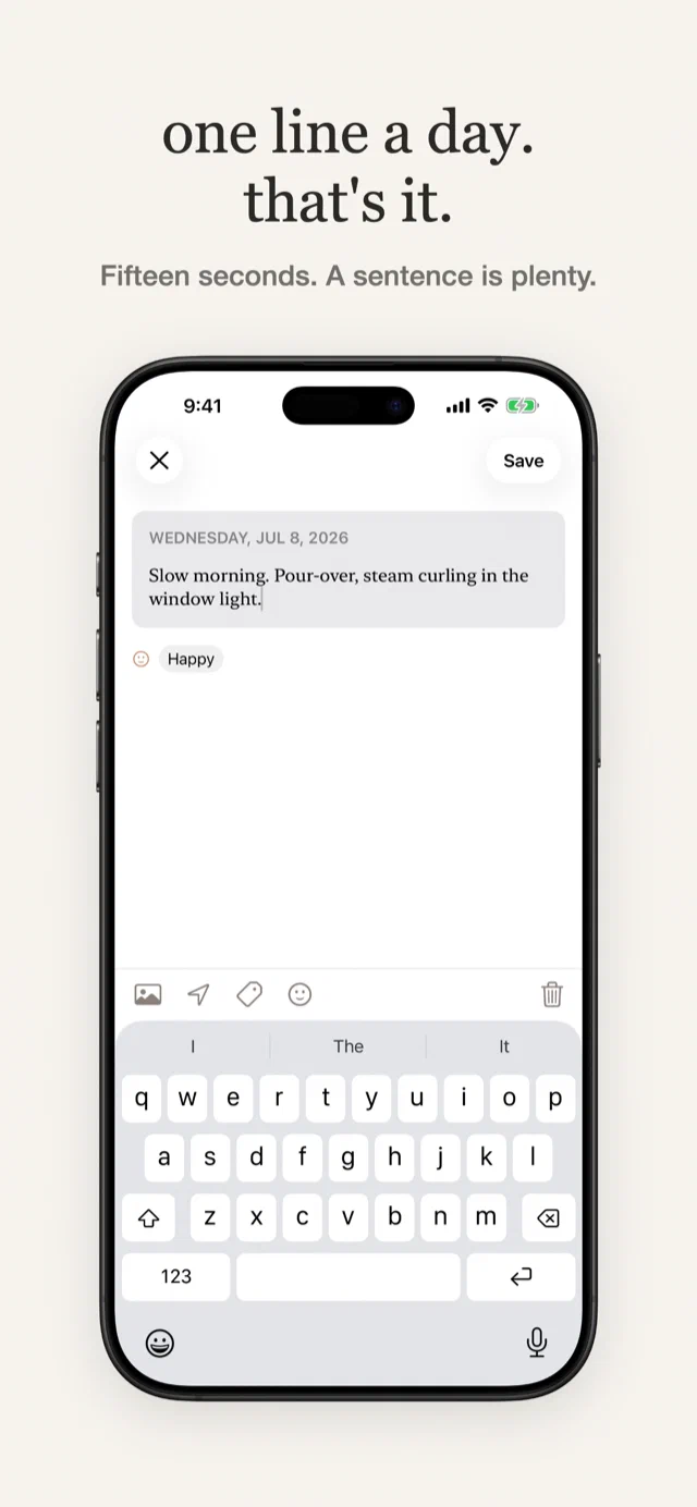 Writing a one-sentence memory in Little Memory 2.0