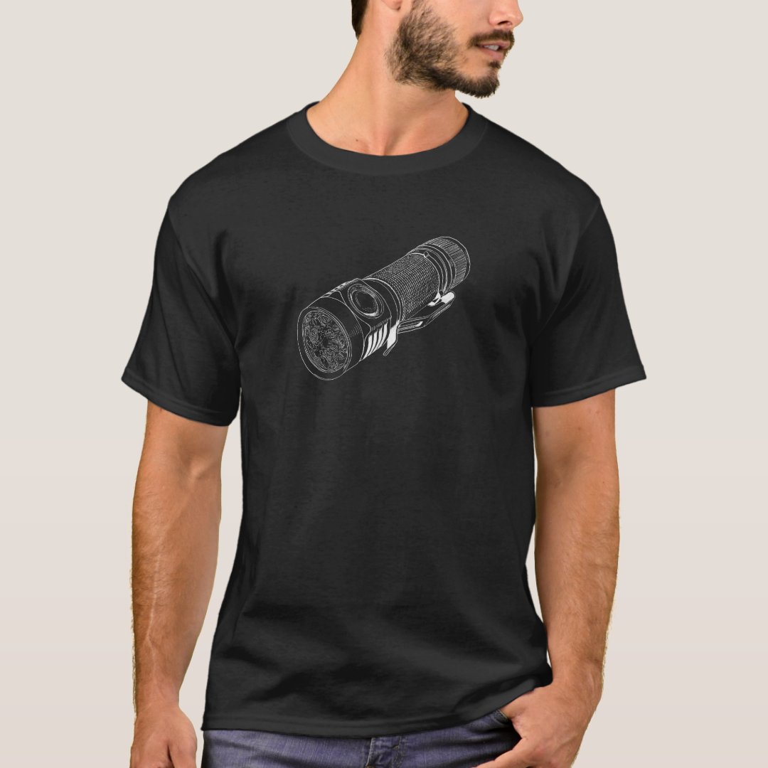 Emisar D4V2 T-shirt, Black