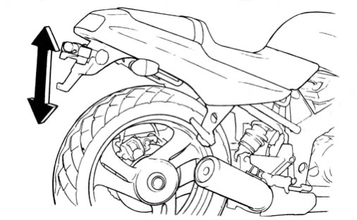 Honda Hawk GT Single Sided Swing Arm